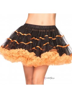 Layered Satin Stripped Petticoat