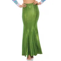 Green Shimmer Spandex Mermaid Skirt