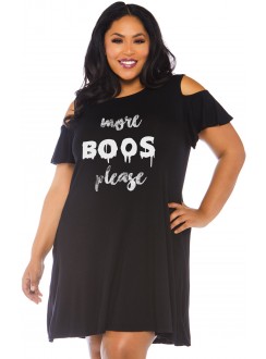 More Boos Plus Size Halloween Party Dress