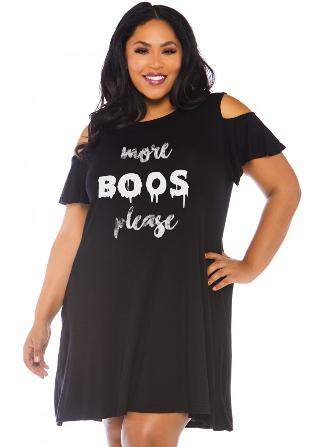 black jersey dress plus size