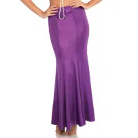 Purple Shimmer Spandex Mermaid Skirt