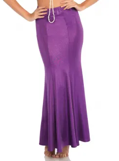 Purple Shimmer Spandex Mermaid Skirt