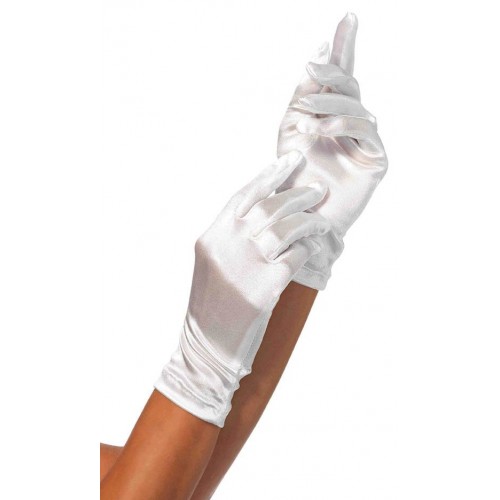 Stretch Satin Gloves Wrist Length For Ladies 2BL Accessoires Handschoenen & wanten Avondhandschoenen & chique handschoenen 