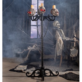 Skull Candelabra - Convertible Display