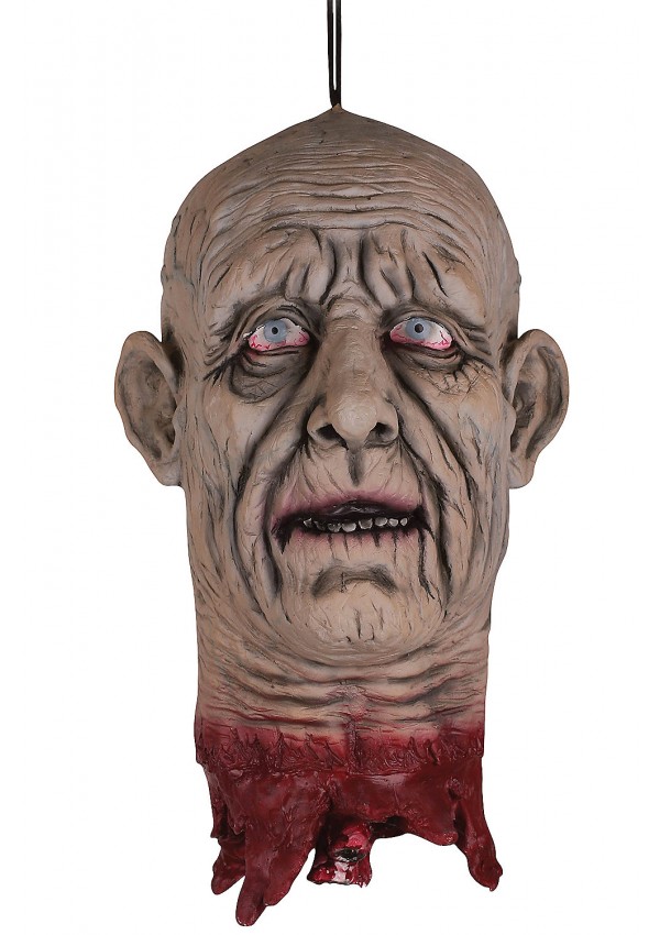 Severed Head Old Man Prop