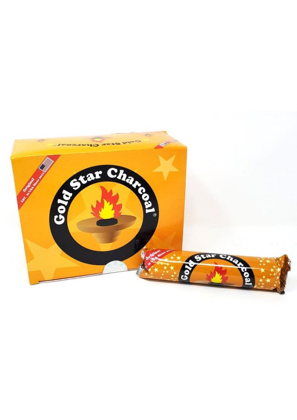Gold Star Charcoal Discs - Small 33 MM - Box of 100