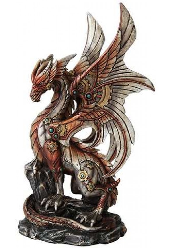 Steampunk Dragon Statue