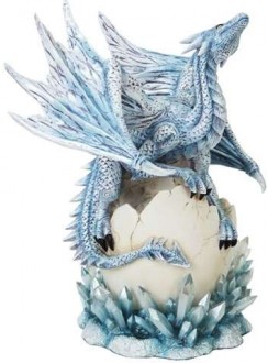 Dragon Hatchling on Crystal Statue