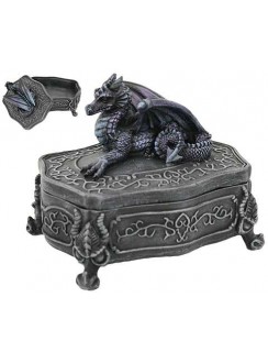 Purple Dragon Gothic Trinket Box