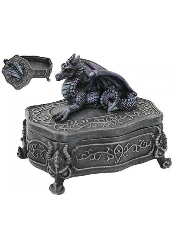 Purple Dragon Gothic Trinket Box