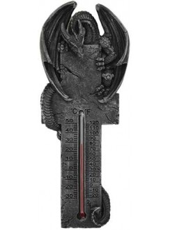 Dragon Gothic Wall Thermometer