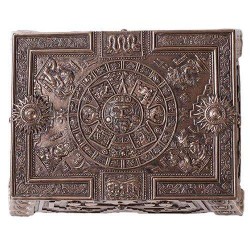 Aztec Bronze Resin Trinket Box