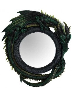 Green Dragon Wall Mirror