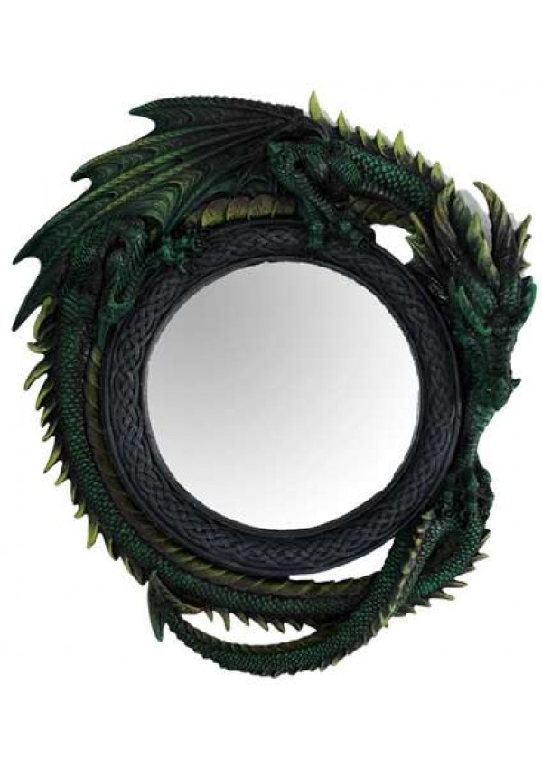 Green Dragon Wall Mirror