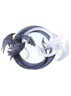 Ying Yang Dragon Wall Mirror