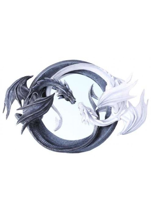 Ying Yang Dragon Wall Mirror