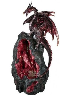 Red Dragon Backflow Incense Burner