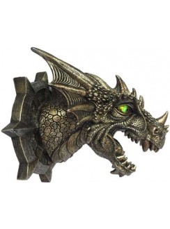 Trophy Dragon Head LED Wall Plaque