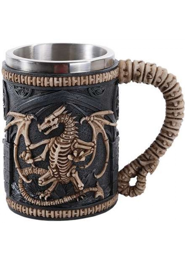 Skeleton Dragon Drinking Mug