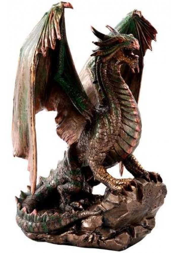 Bronzage Dragon Statue