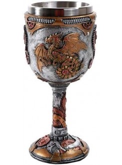 Steampunk Dragon Goblet