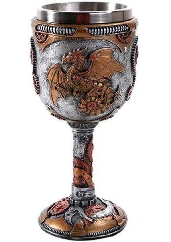 Steampunk Dragon Goblet