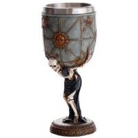 Skeleton Atlas Wine Goblet