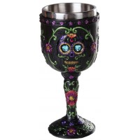 Day of the Dead Sugar Skull Goblet