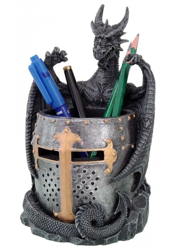 Dragon Armor Utility Holder Pen Cup