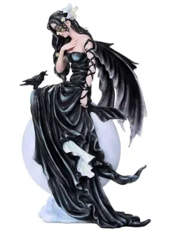 Dark Skies Fairy Raven Statue