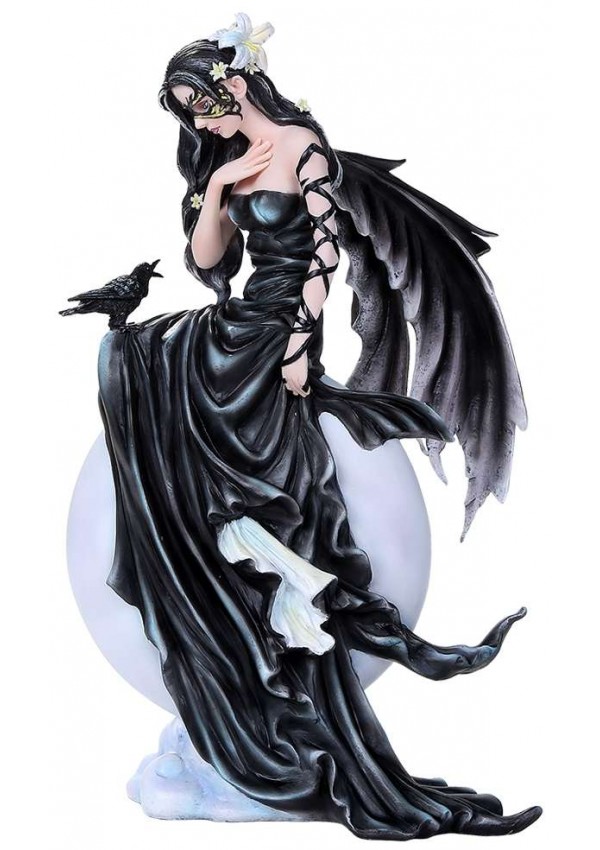 Dark Skies Fairy Raven Statue