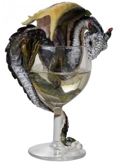 White Wine Dragon Statue