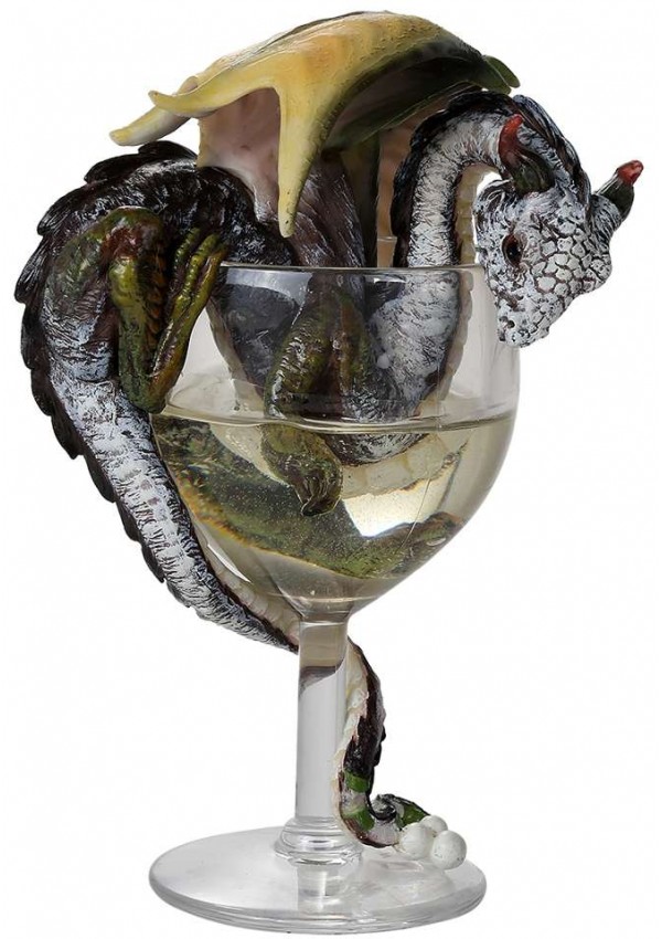 White Wine Dragon Statue