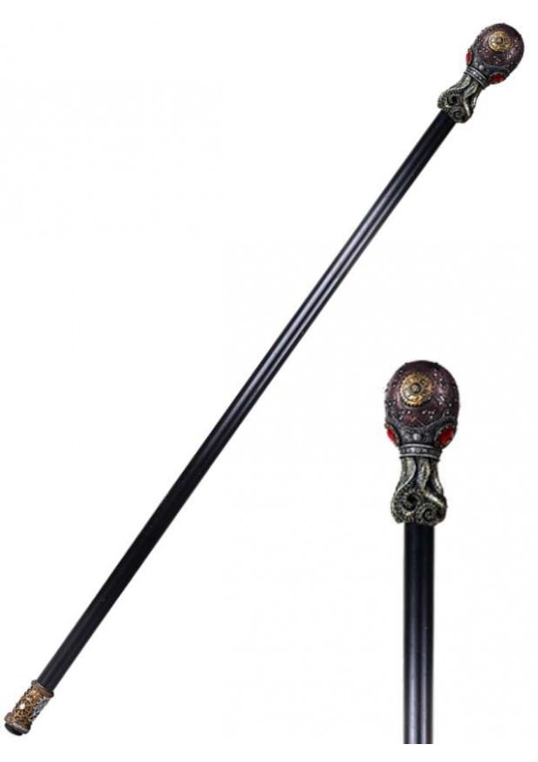 Steampunk Octopus Walking Stick Cane