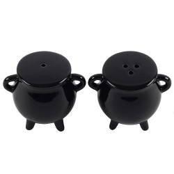 Witches Cauldron Salt and Pepper Shaker Set