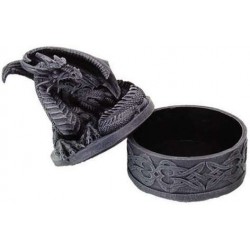 Celtic Dragon Round Treasure Box