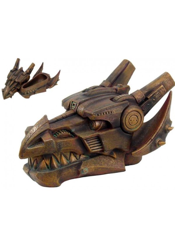 Steampunk Dragon Head Trinket Box