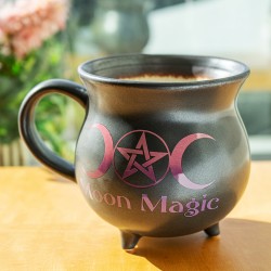 Moon Magic Cauldron Triple Moon Large Mug