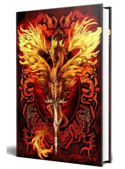 Dragon Flame Blade Embossed Journal