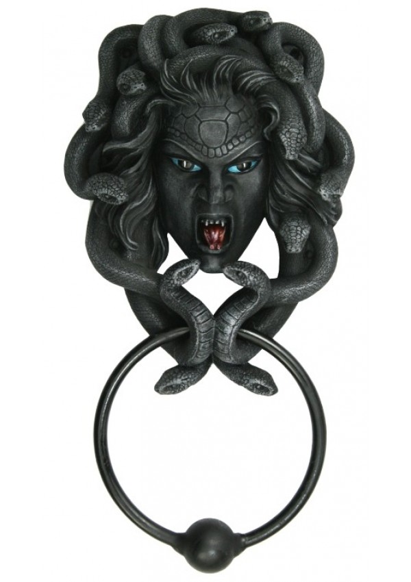 Medusa Head Gorgon Door Knocker