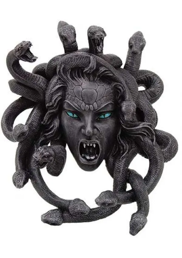 Medusa Head Greek Gorgon Plaque