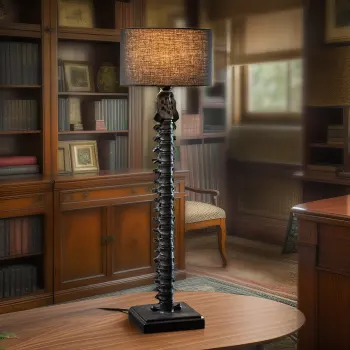 Vertebrae Spinal Column Gothic Table Lamp