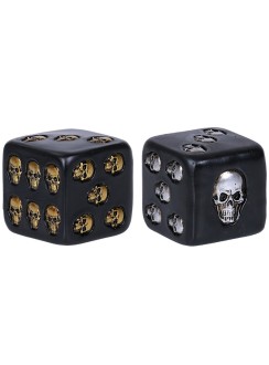 Skull Dice Set of 2 6 Sided Die