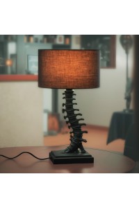 Vertebrae Short Spinal Column Gothic Table Lamp