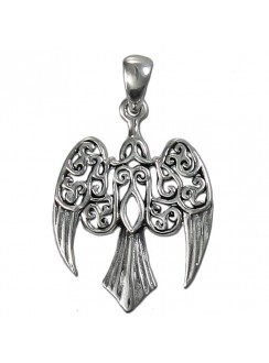 Raven Sterling Silver Small Morrigan Pendant