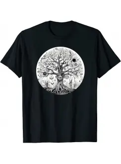 Haunted Tree of Life Spooky Tee-Shirt