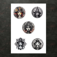 Witchy Woman Sticker Sheet Set 2