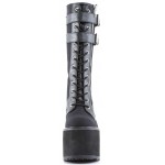 Swing 221 Canvas and Faux Leather Knee Boots
