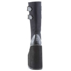 Swing 221 Canvas and Faux Leather Knee Boots