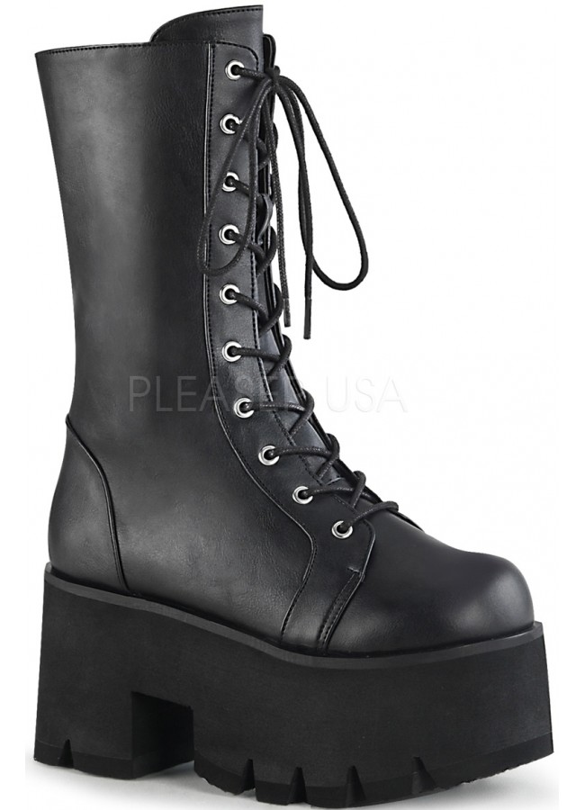 platform combat boots